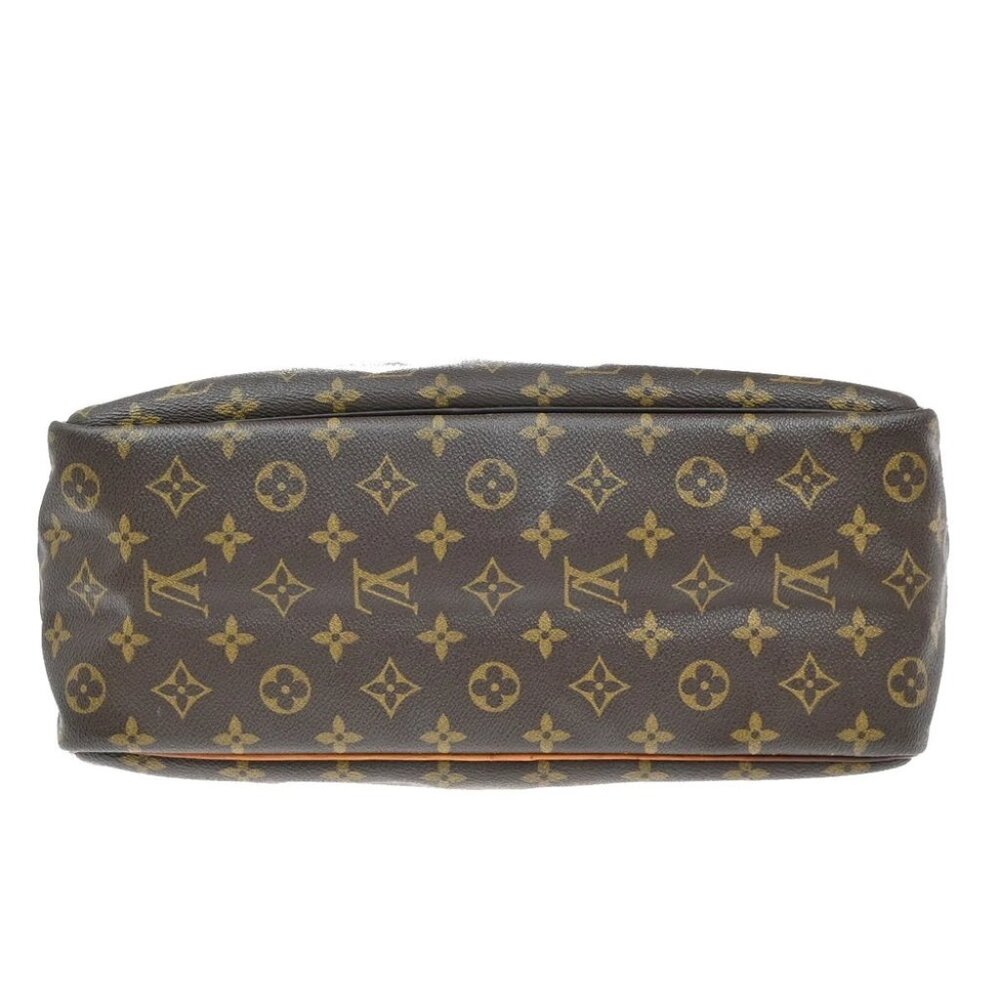LOUIS VUITTON LV Logo Deauville Hand Bag Monogram Leather Brown - Picture 5 of 15